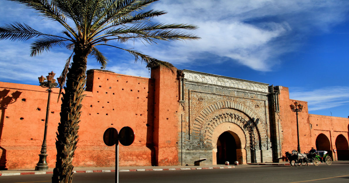 Bab Agnaou, Médina, Kasbah, remparts de Marrakech, architecture, monuments