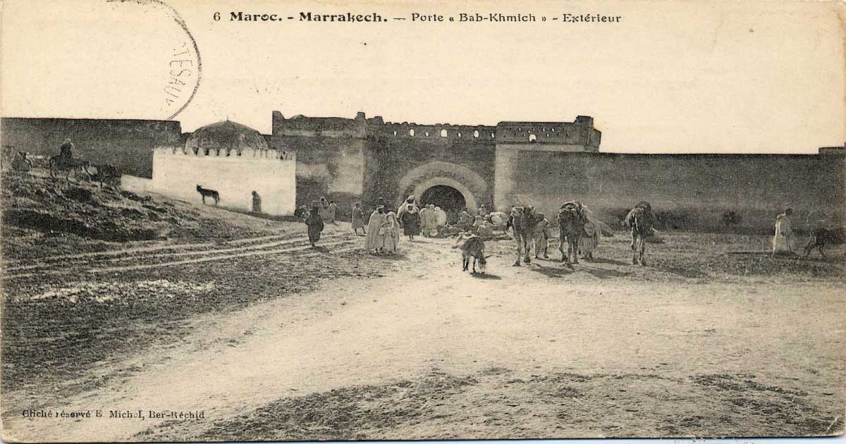 Bab El Khémis, Marrakech, Médina, monuments historiques, patrimoine, histoire du Maroc