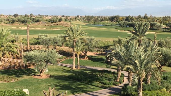 Marrakech capital and golfers' paradise.