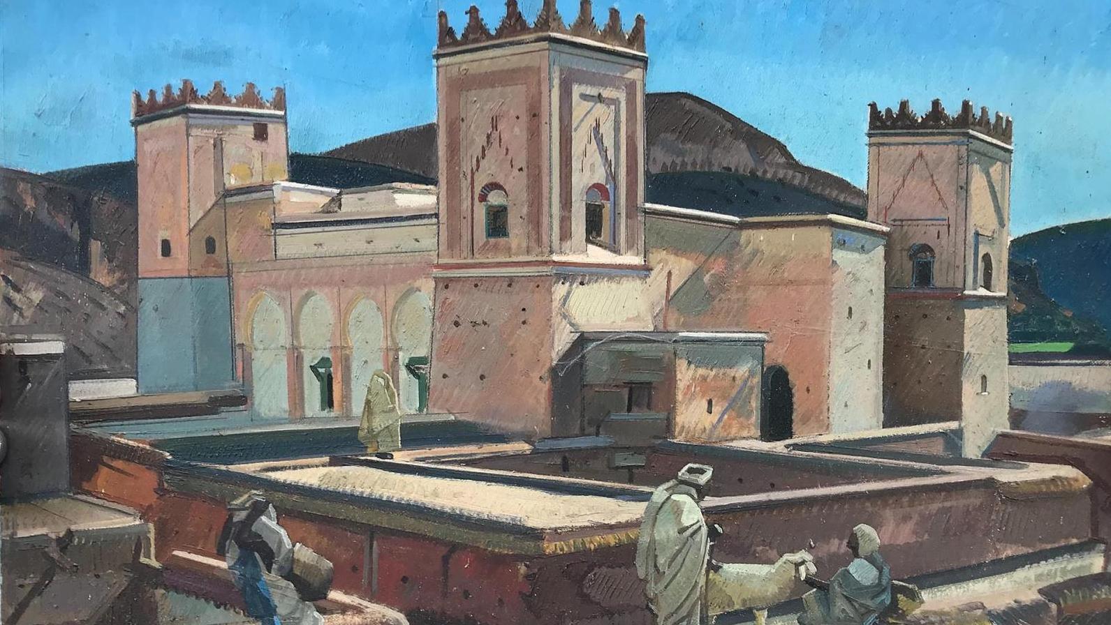 Majotelle Marrakech Peintre tableau